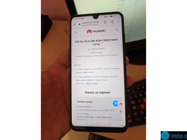 HUAWEI  P30 lite Dual SIM 4GB+128GB (Mar-LX1A)
