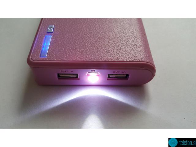 Power Bank zunanja polnilna baterija 6830 mAh (v več barvah)